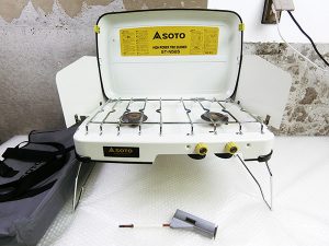 SOTO ST-N525 ハイパワー2バーナー ケース付