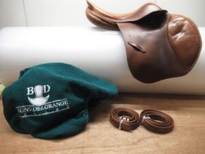 Bruno Delgrange ブルーノ BD 障害鞍 ブラウン 16.5インチ 鞍革 乗馬 馬具