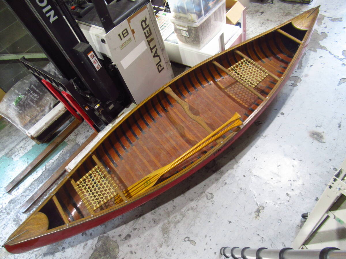 NAVARRO ナバロ カナディアンカヌー 長さ約 400cm 幅約97cm 高さ約40cm Thumbnail