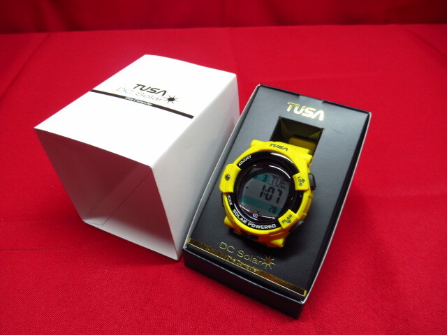 TUSA ツサ ダイビング ソーラー ダイビングコンピューター IQ1204 イエロー Thumbnail