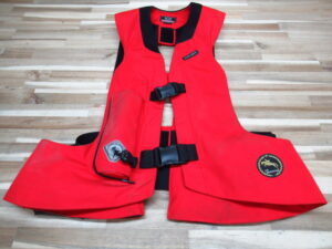 乗馬 hit-air ヒットエアー エアバッグ ベスト プロテクター 表記2XL-4XL レッド 乗馬用品 馬術