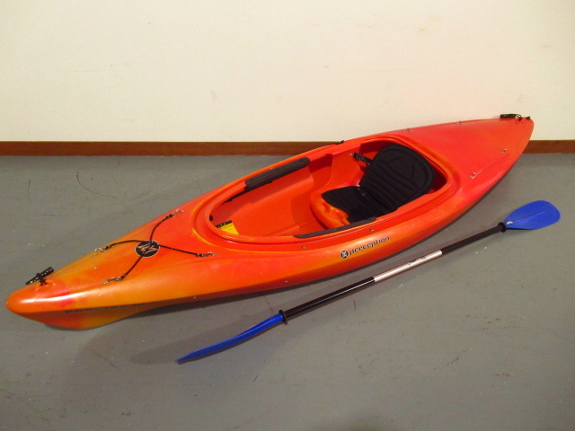 見学可能 福岡県久留米市保管 perception パーセプション PRODIGY10 プロディジー カヤック パドル付き アウトドア 現状品 Thumbnail